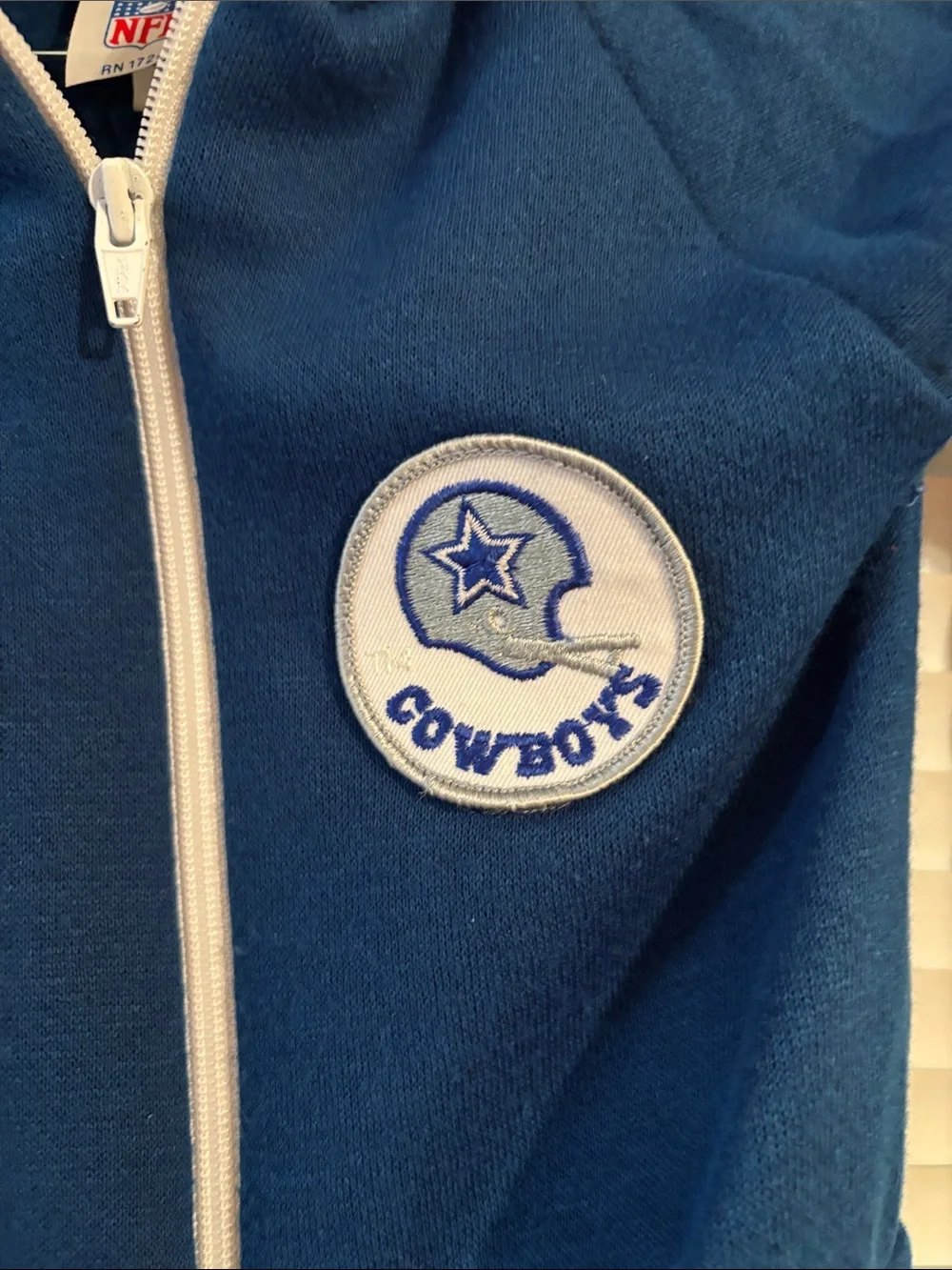 Rare 1980's Vintage Dallas Cowboys Infant Tracksuit NFL Patch Toddler Size 3